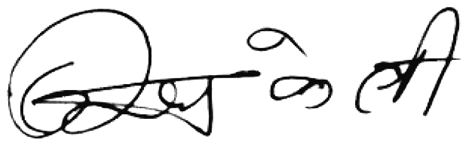 Signature of Suraj KC